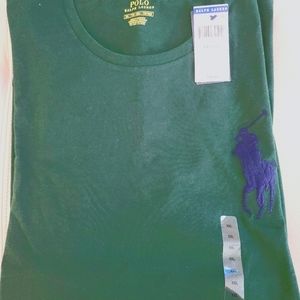 Green Big Pony Polo T-Shirt